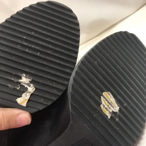 Karl Lagerfeld Brittie Embellished Pearls Women's 8M Peep Toe Black Booties - Picture 13 of 16